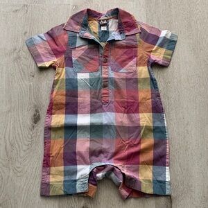 Tea Collection Boys Toddler Multi‎ Color Romper